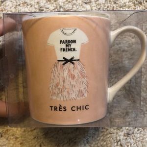 NIB Kate Spade “Things We Love” Chic Mug
